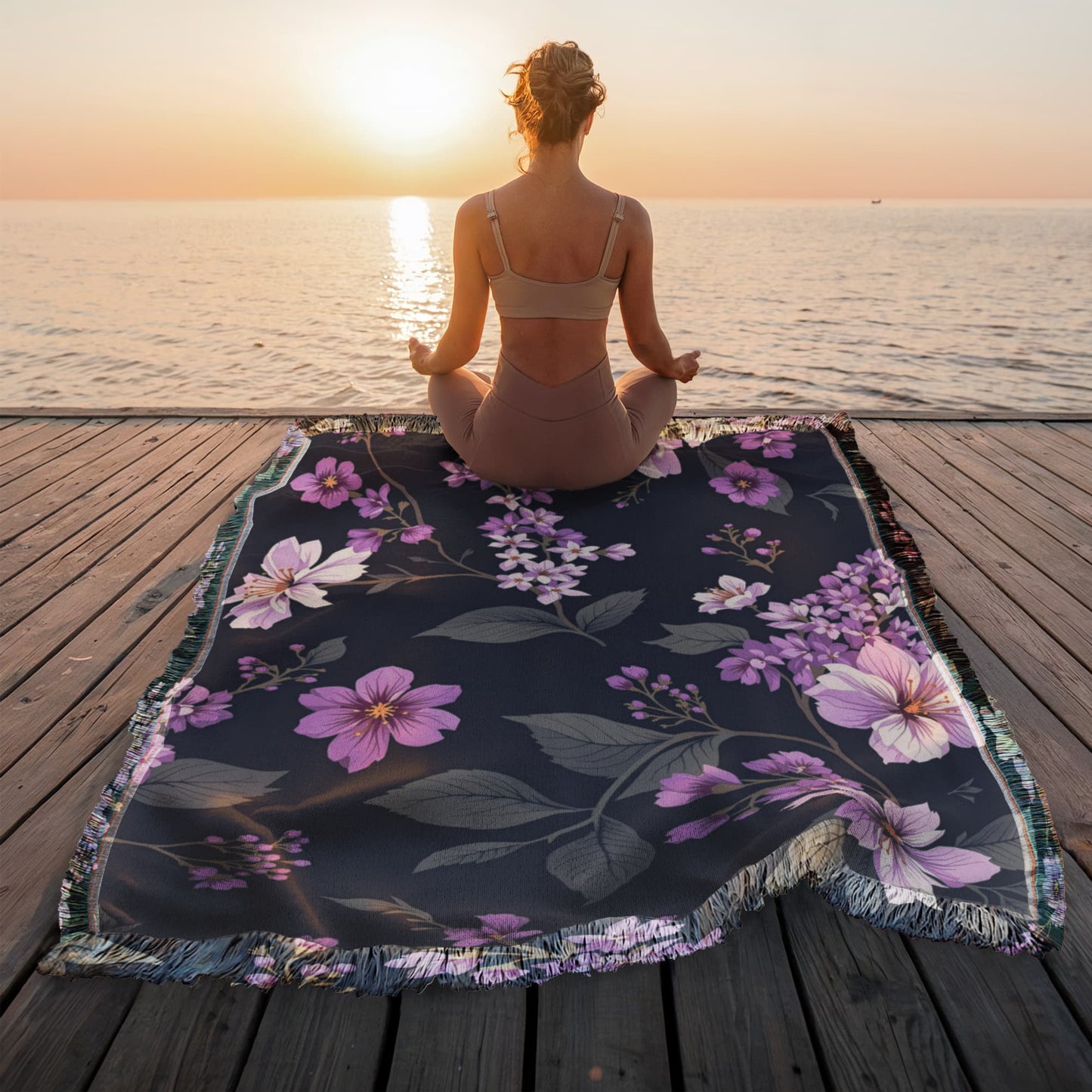 Printed Woven Blanket (Portrait) (API)