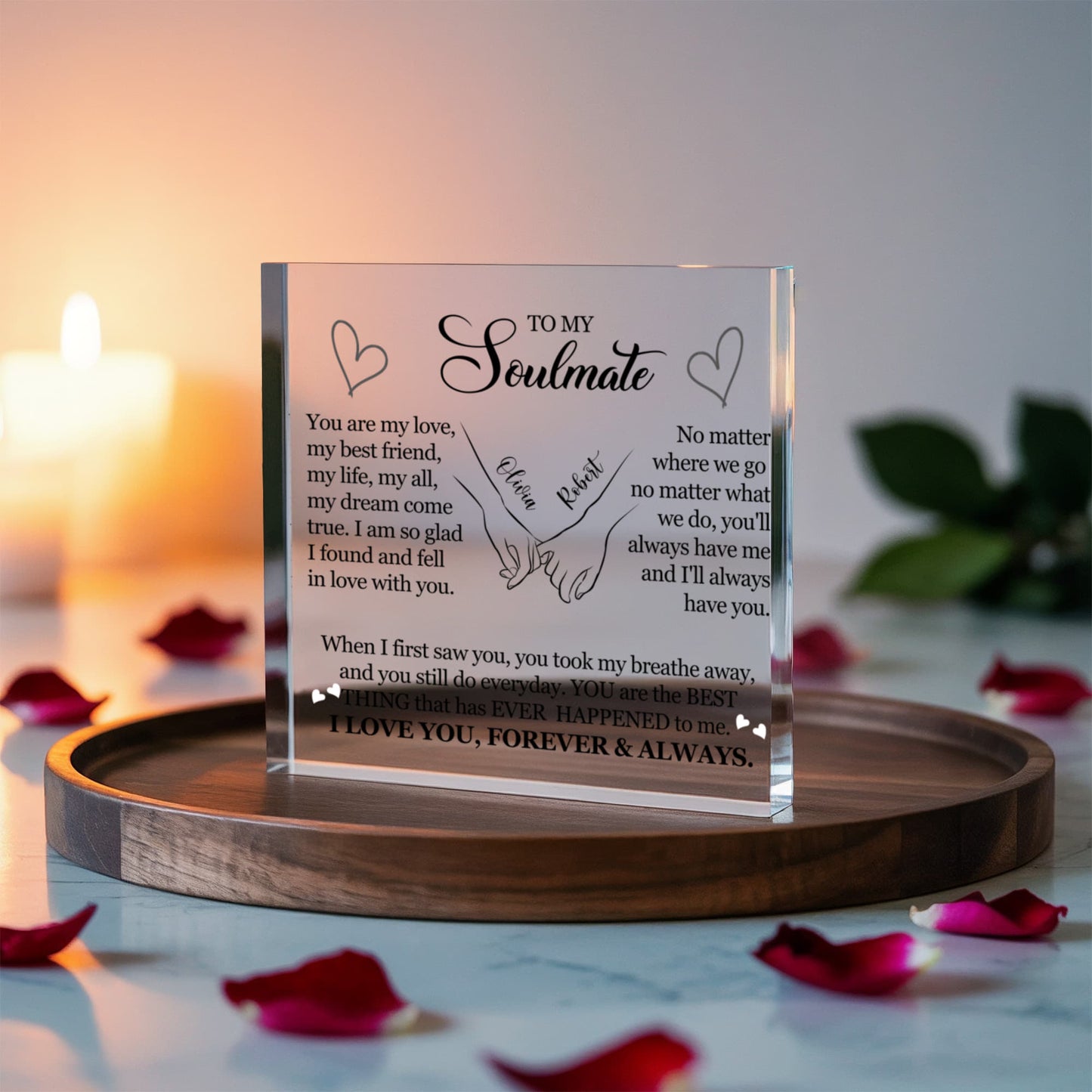 Soulmate Acrylic Plaque