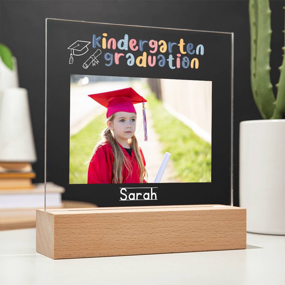 Personalized Kindergarten Graduation Photo Plaque Class of 2036