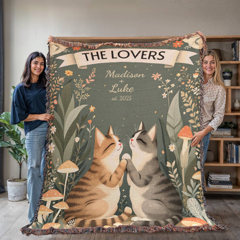 Lovers Cat Blanket