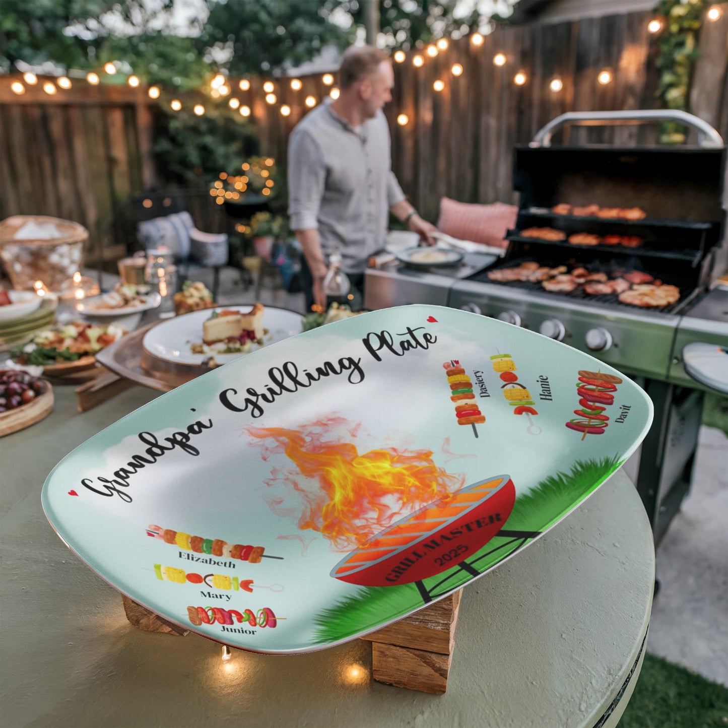 Grandpa's Grilling Platter 10”x14” Platter