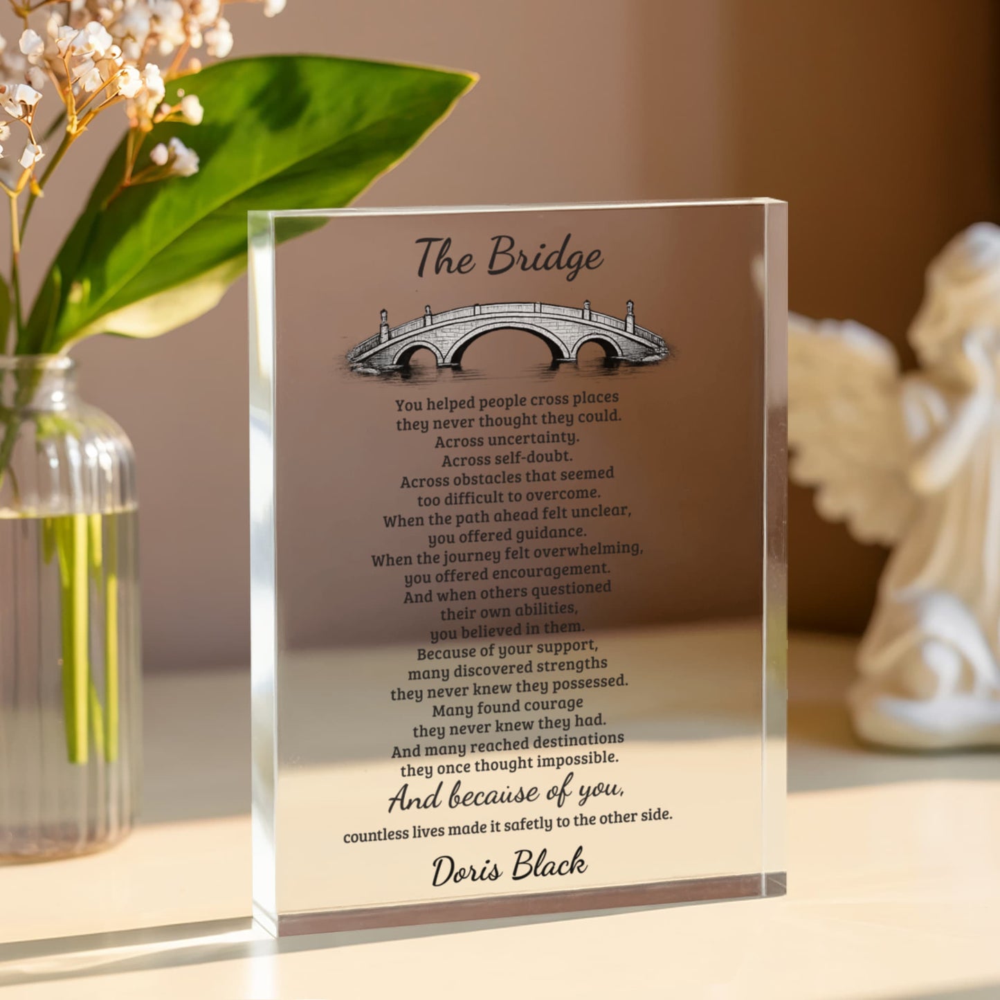 Custom Thank You Plaque