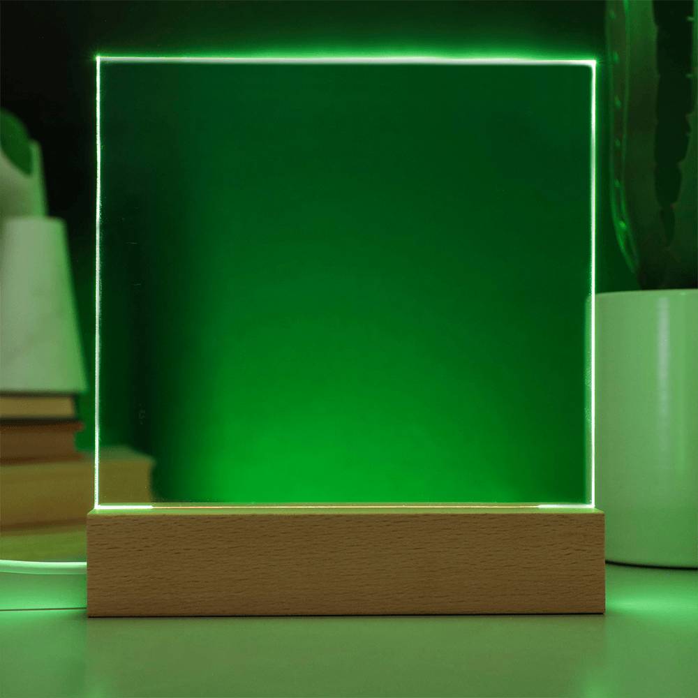 Blank LED Lighted Plaque