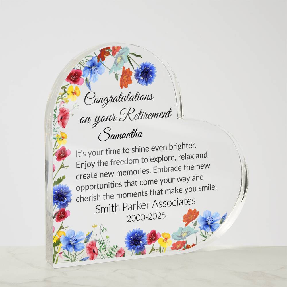 Personalized Retirement Plaque