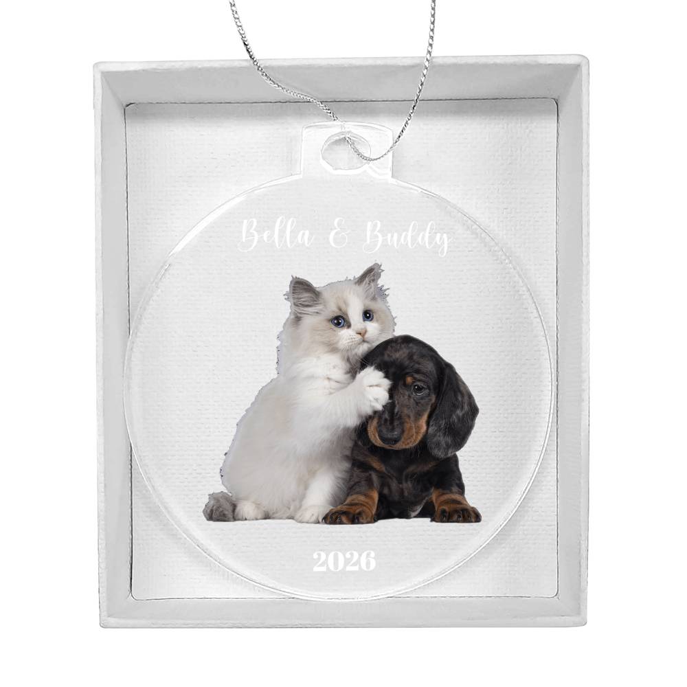 Personalized Pet Photo Charistmas Ornament