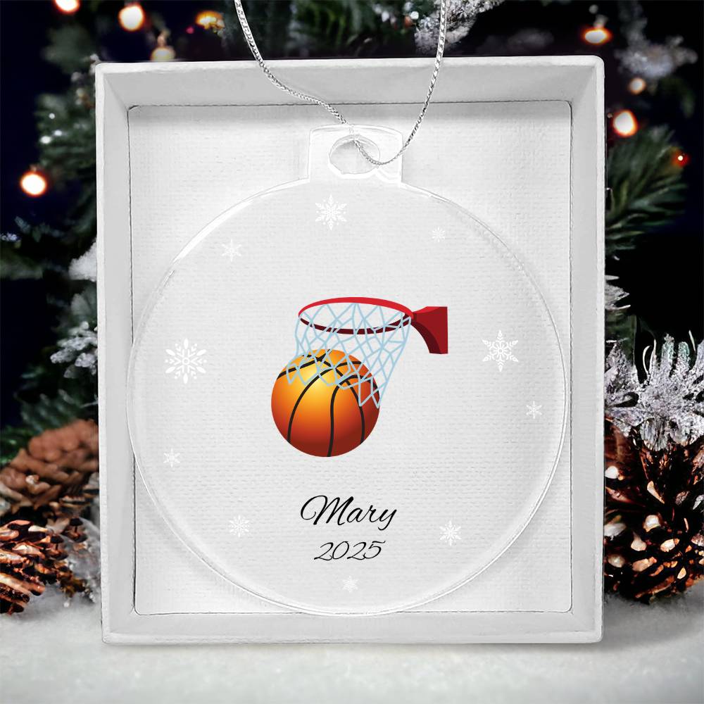 baseball christmas tree ornament Acrylic Ornament Plaque