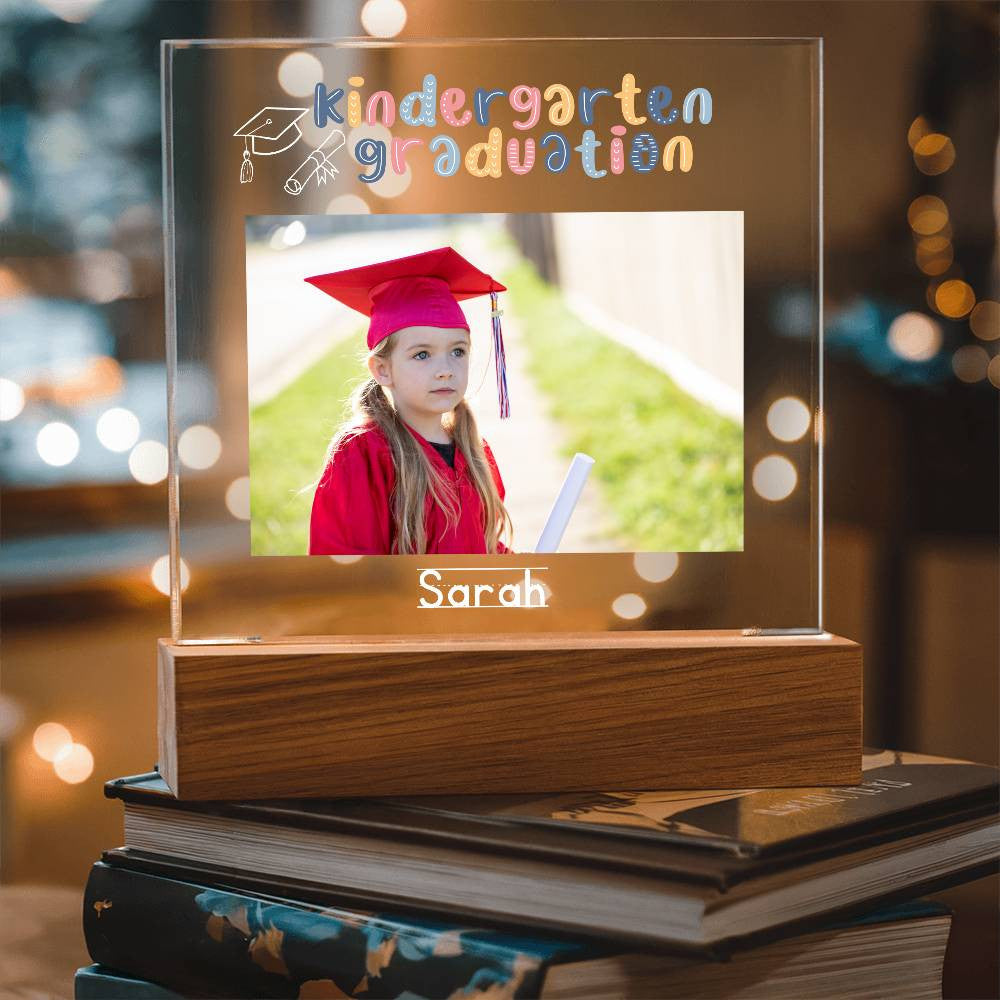Personalized Kindergarten Graduation Photo Plaque Class of 2036