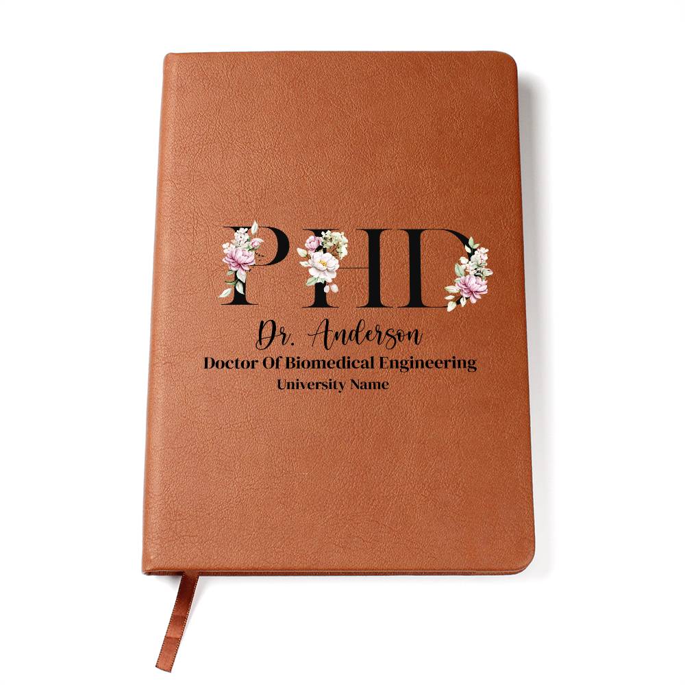 Personalized Phd Graduation Journal