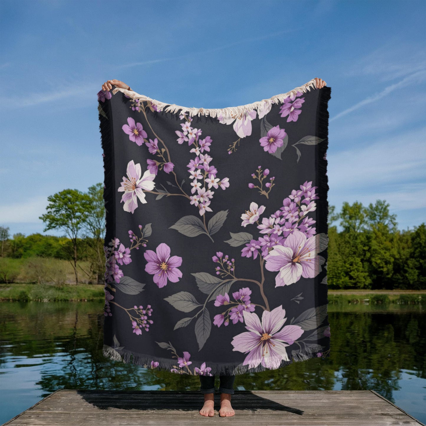 Printed Woven Blanket (Portrait) (API)