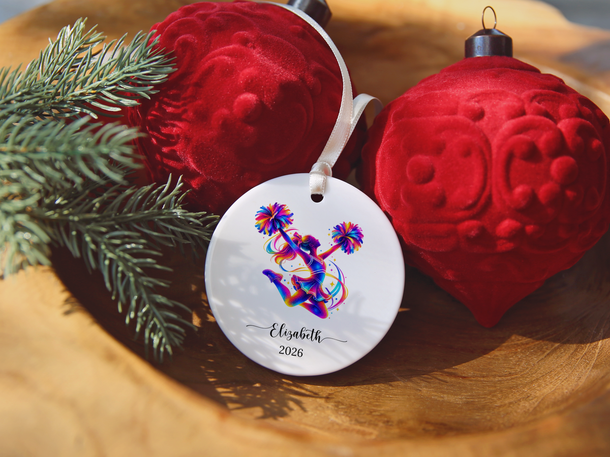 Cheerleader Christmas Ornament