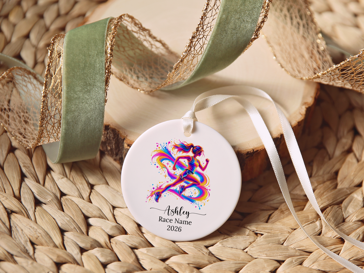 Runner Christmas Ornament
