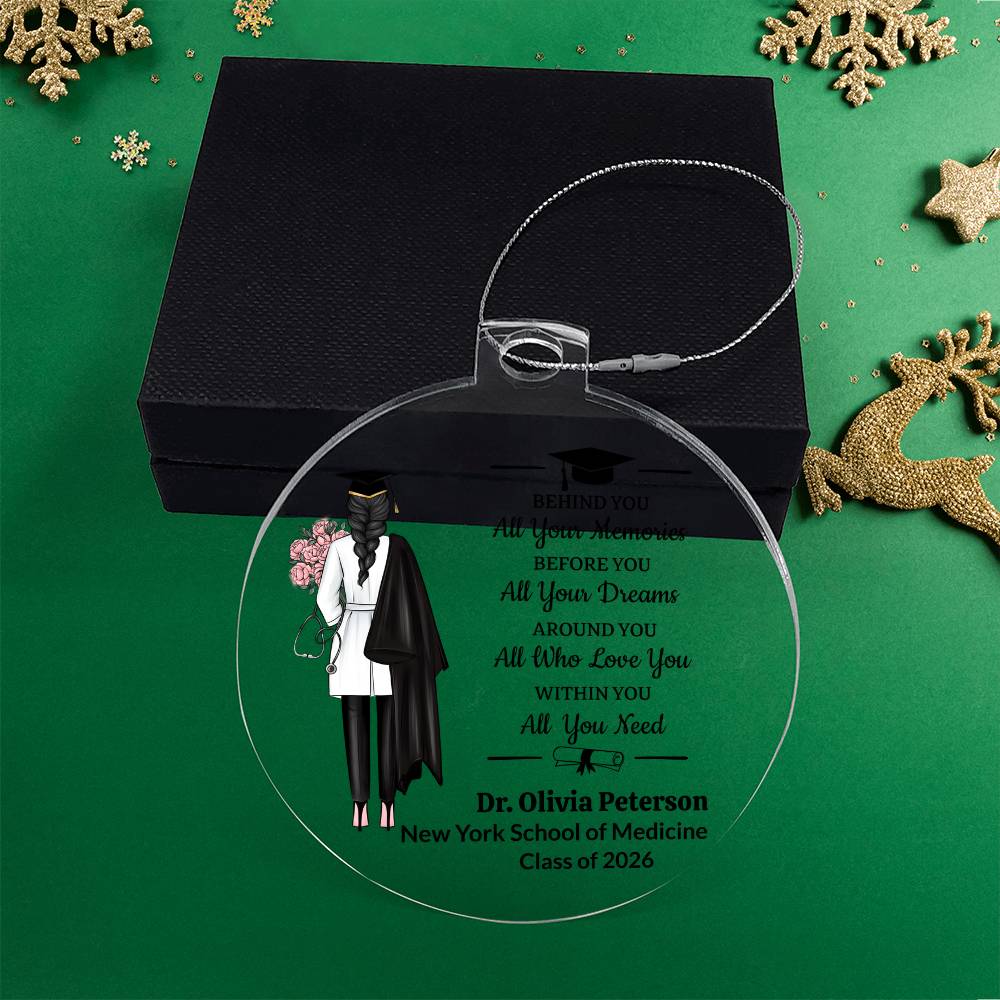 Medical School Graduation Acrylic Ornament