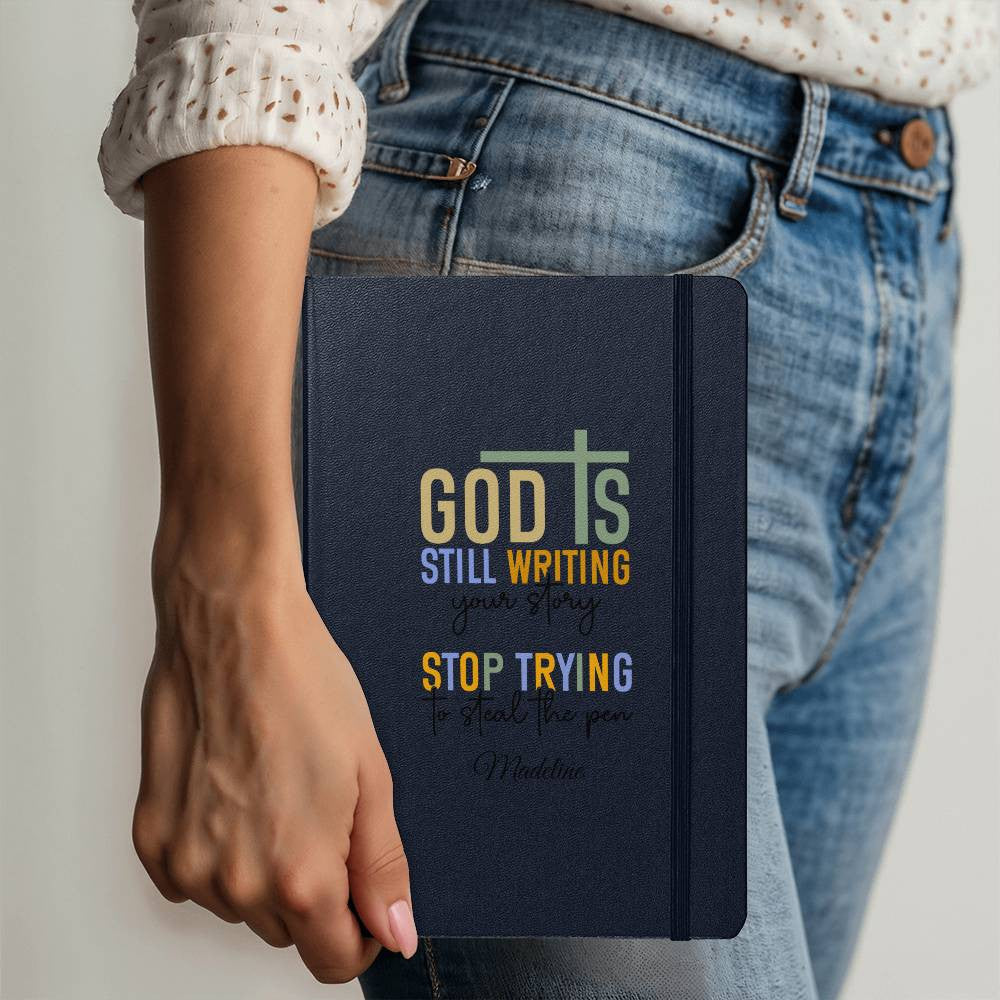 God Is Still Writing You Story Hardover Journal with Pockets