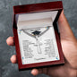 Class of 2025 Graduation Engraved Cross Necklace with Chain