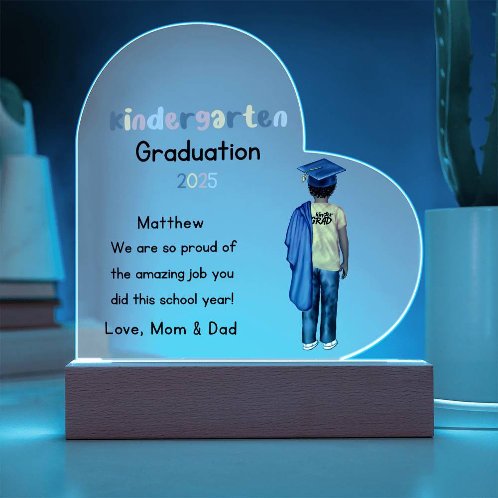 Kindergarten Graduation Plaque