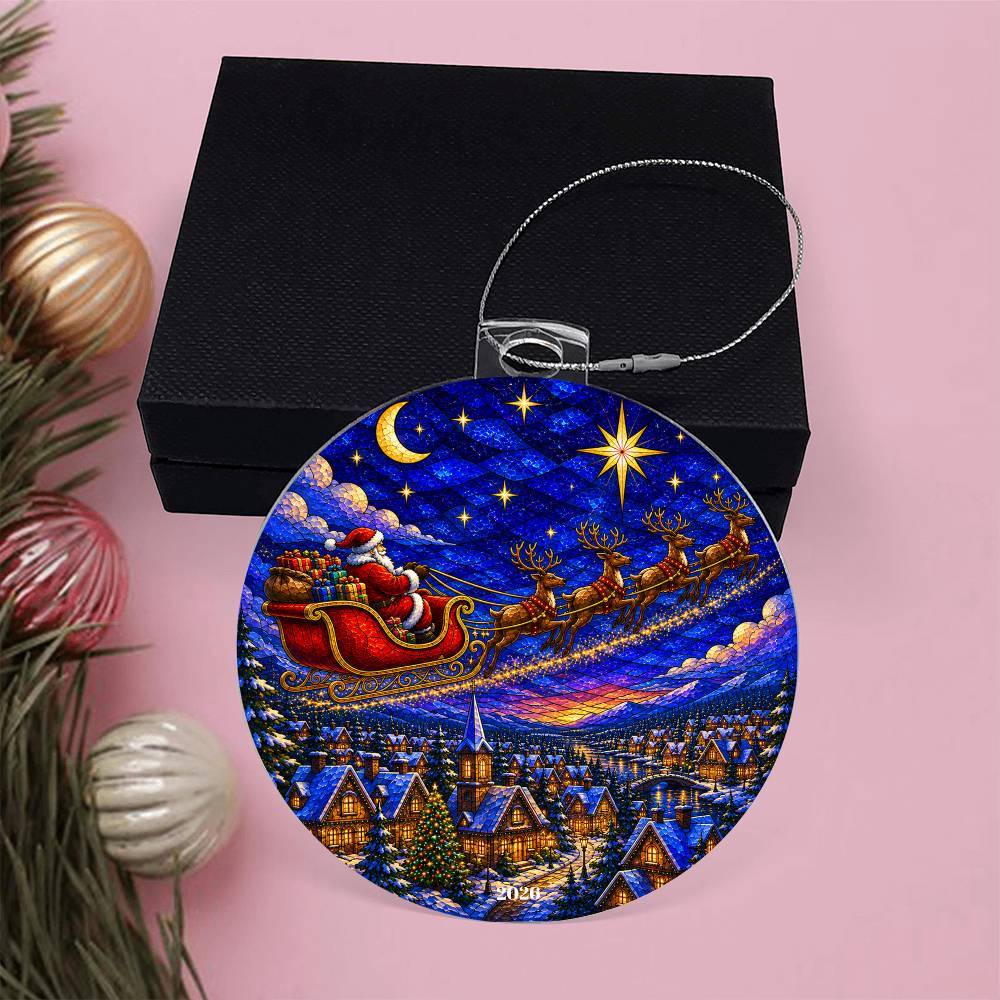 Santa Christmas Ornament