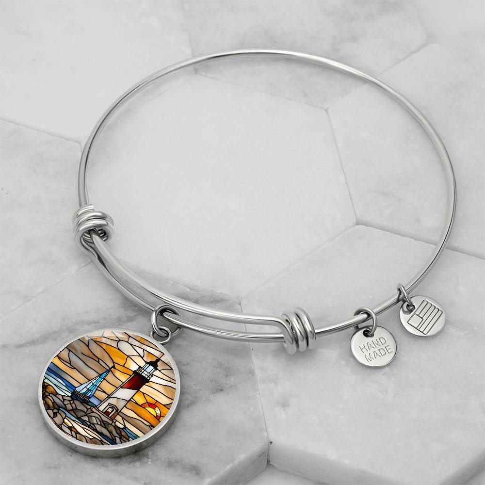 Personalized Lighthouse Pendant Necklace