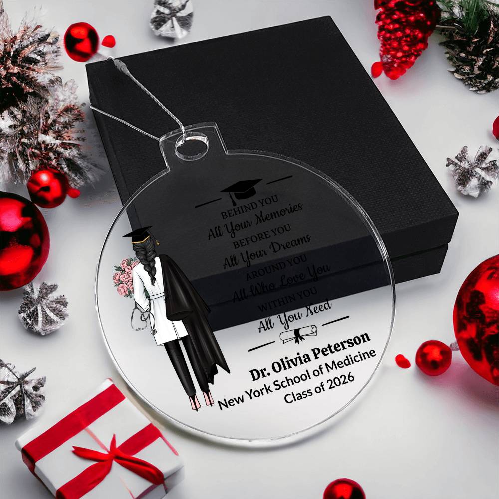 Medical School Graduation Acrylic Ornament