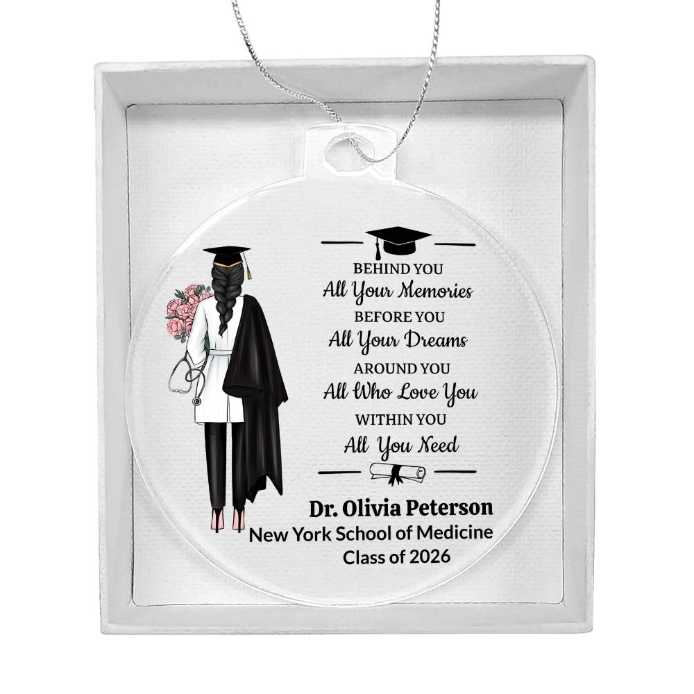Medical School Graduation Acrylic Ornament