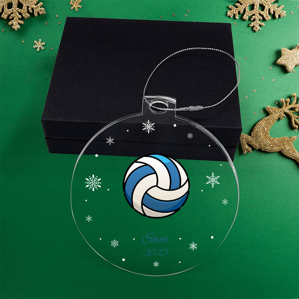 Volleyball Christmas Tree Ornament
