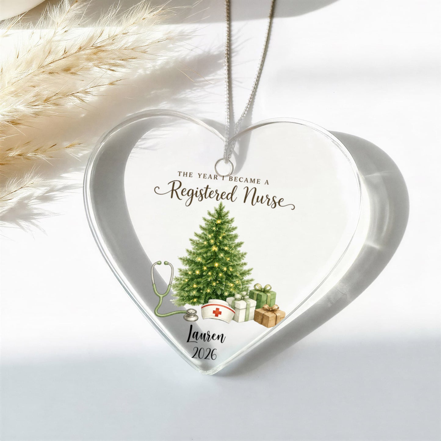 1st Christmas As A Registered Nurse Ornament
