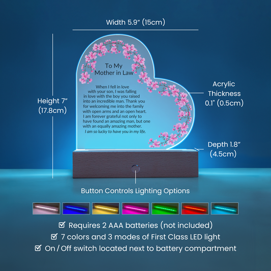 Granddaughter Acrylic Heart