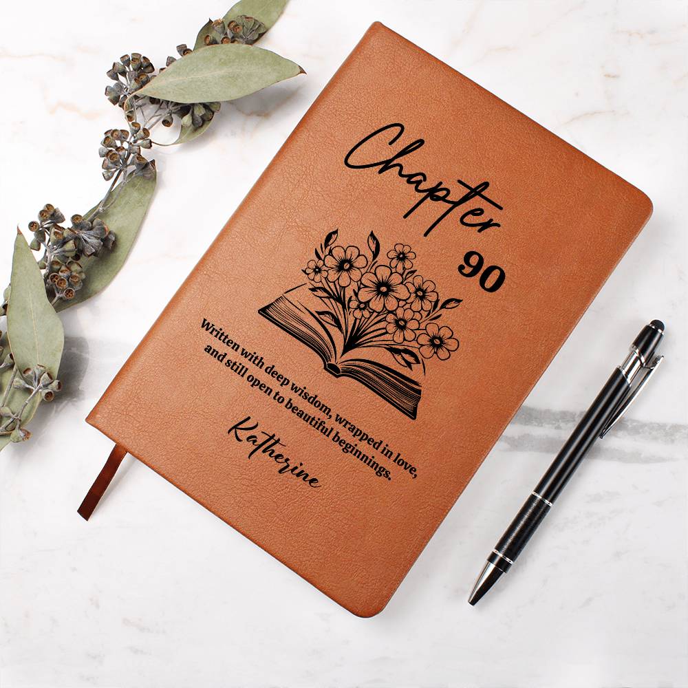 Personalized Chapter 90 Birthday Gift Journal