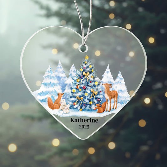 Acrylic Heart Ornament