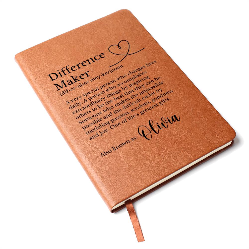 Difference Maker Journal