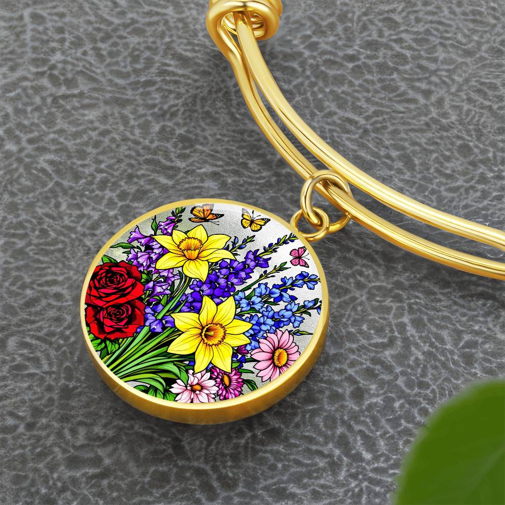 Lily Wildflower Pendant Necklace