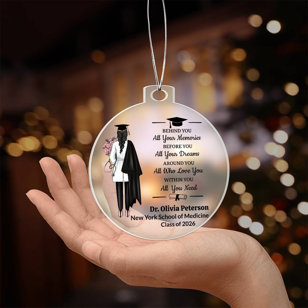 Medical School Graduation Acrylic Ornament