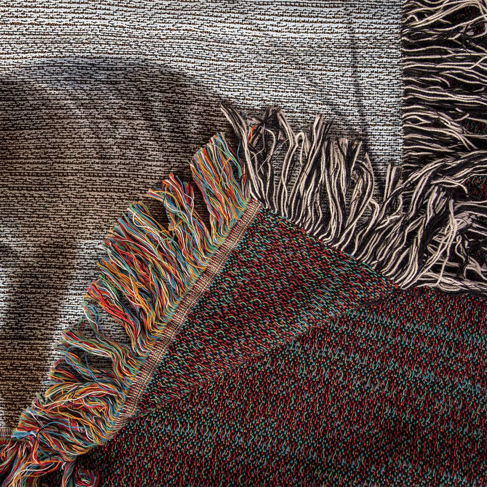 Deer and Fawn Woven Blanket