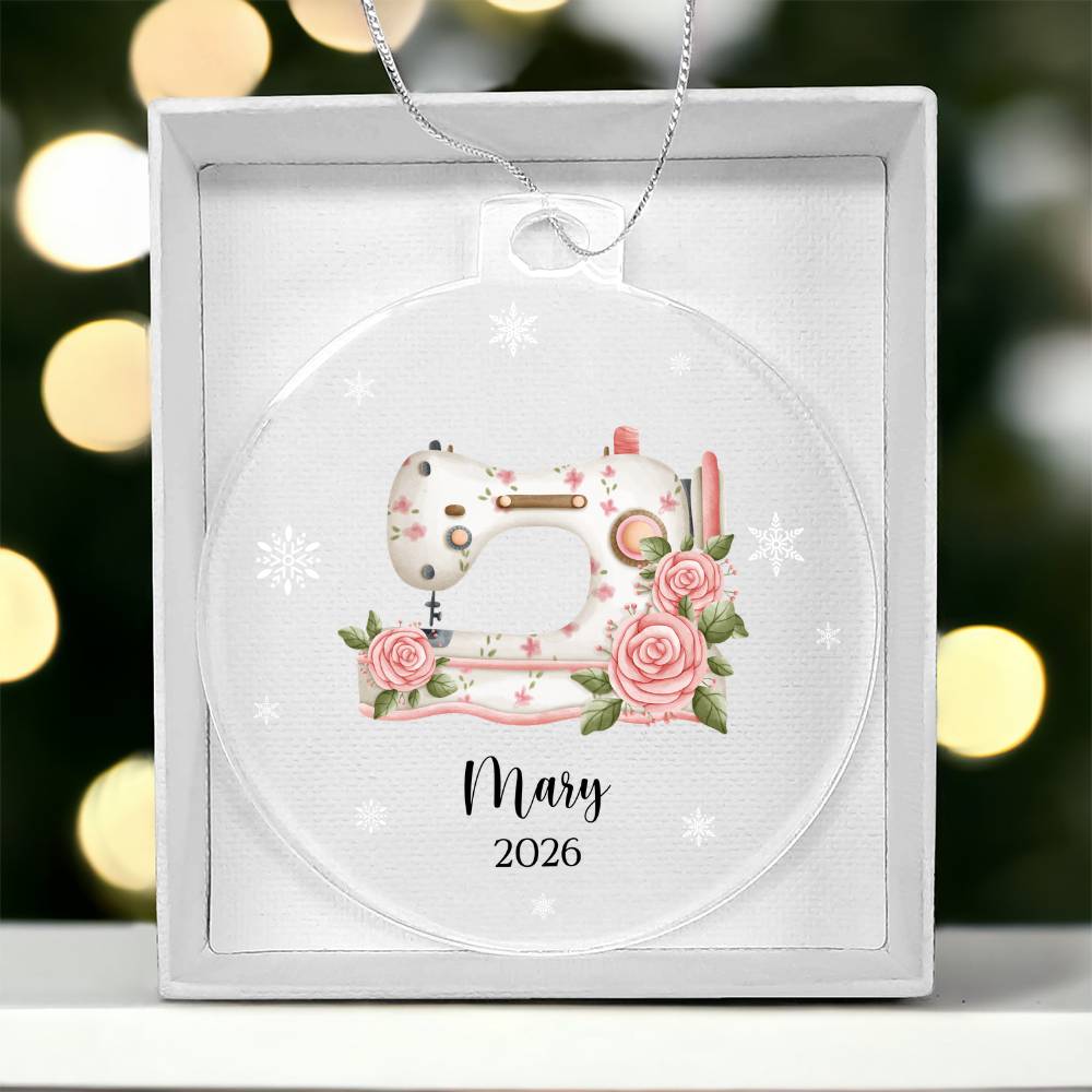 Sewing Christmas Tree Ornament