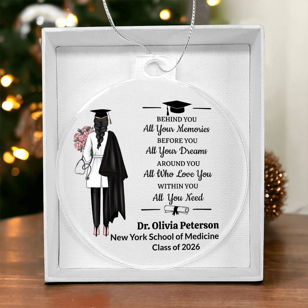 Medical School Graduation Acrylic Ornament