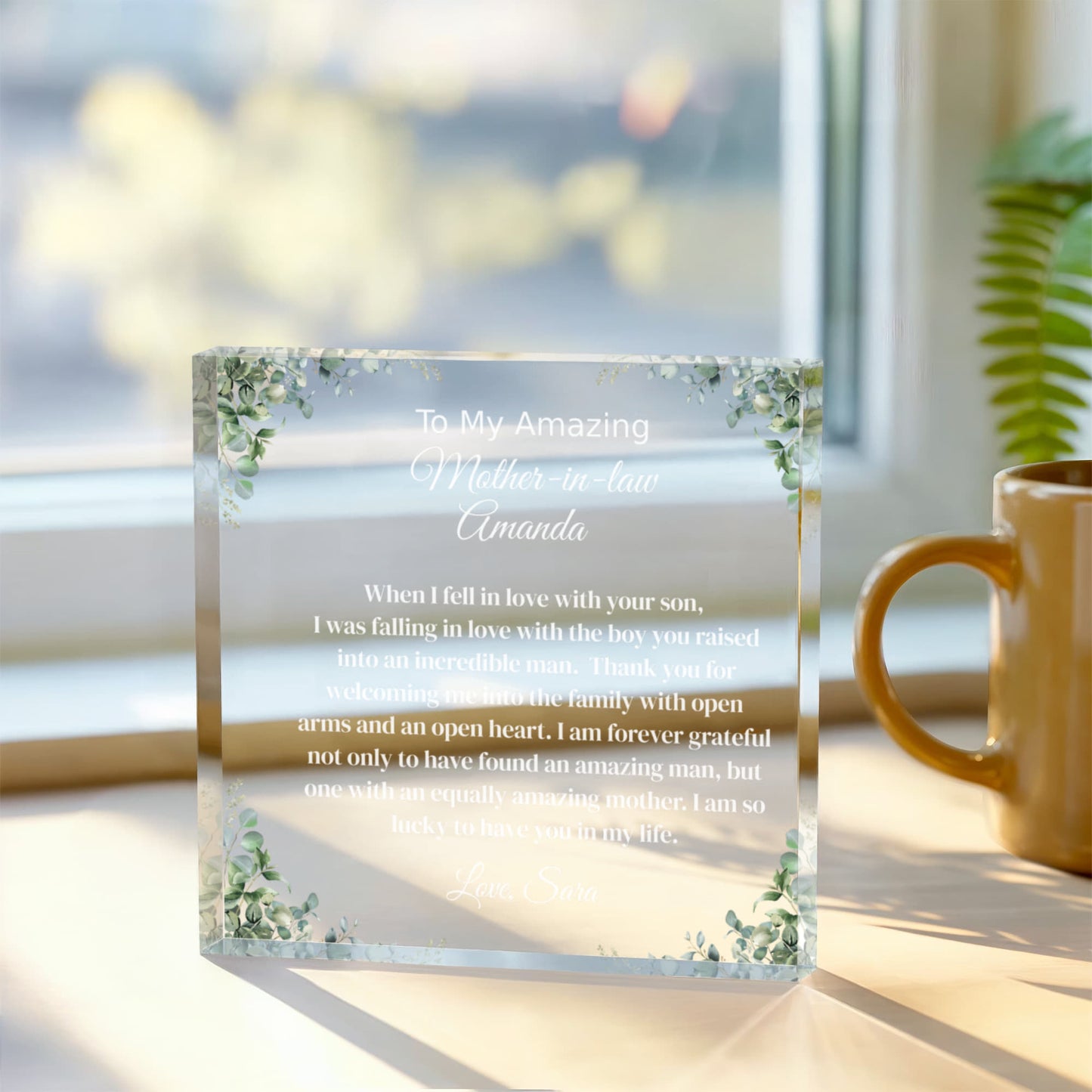 Mother in Law Acrylic Plaque