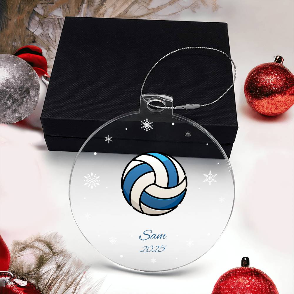 Volleyball Christmas Tree Ornament