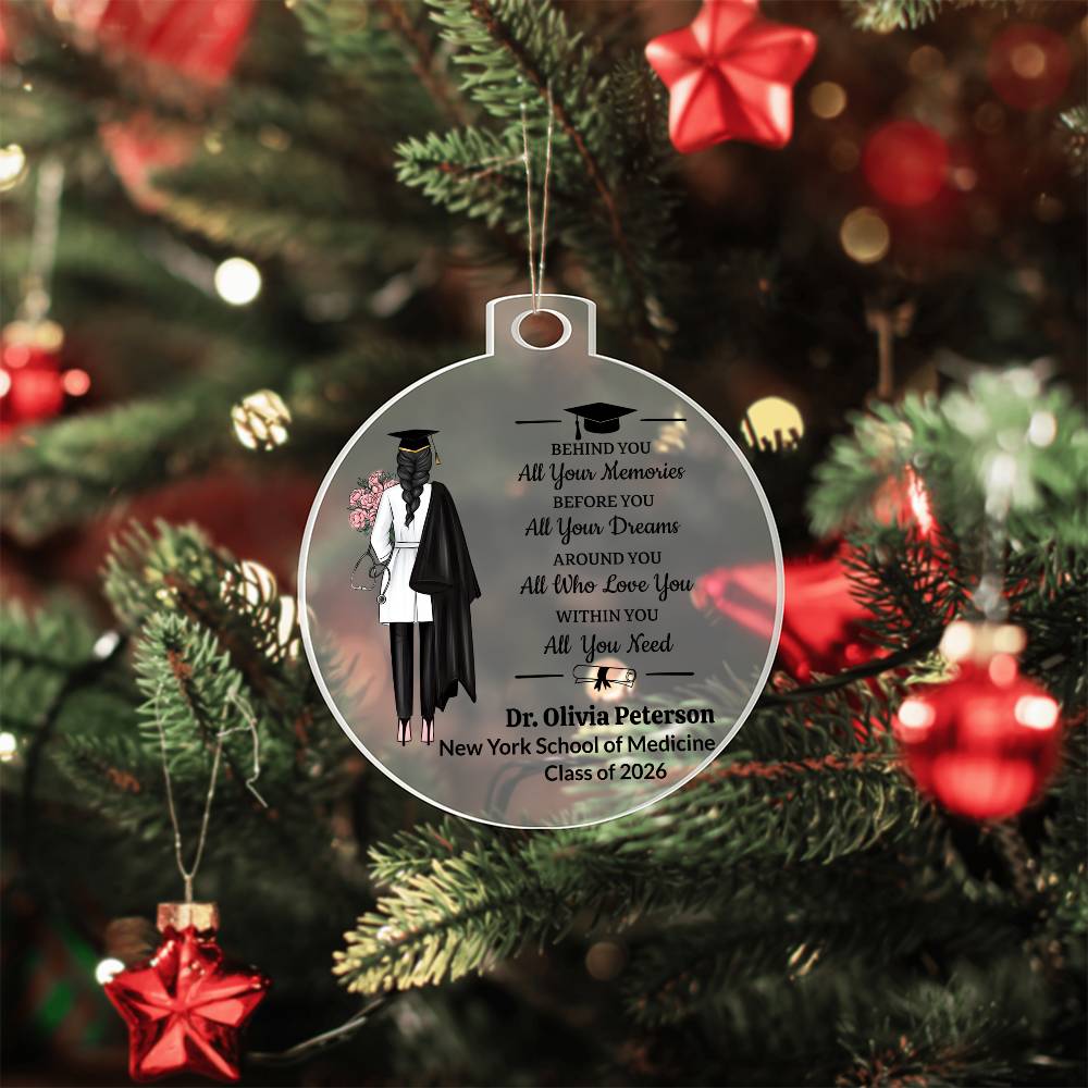Medical School Graduation Acrylic Ornament