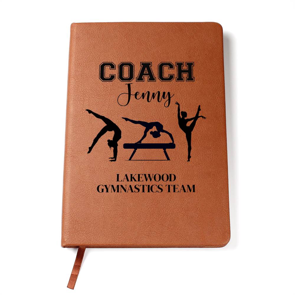 Gymnastics Coach Journal Gift