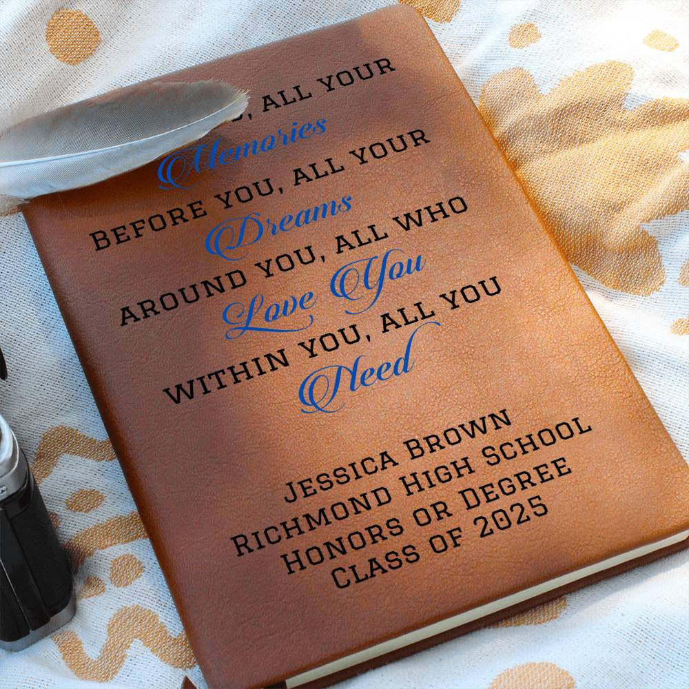 Class of 2025 Graduation Gift Journal in 5 Colors