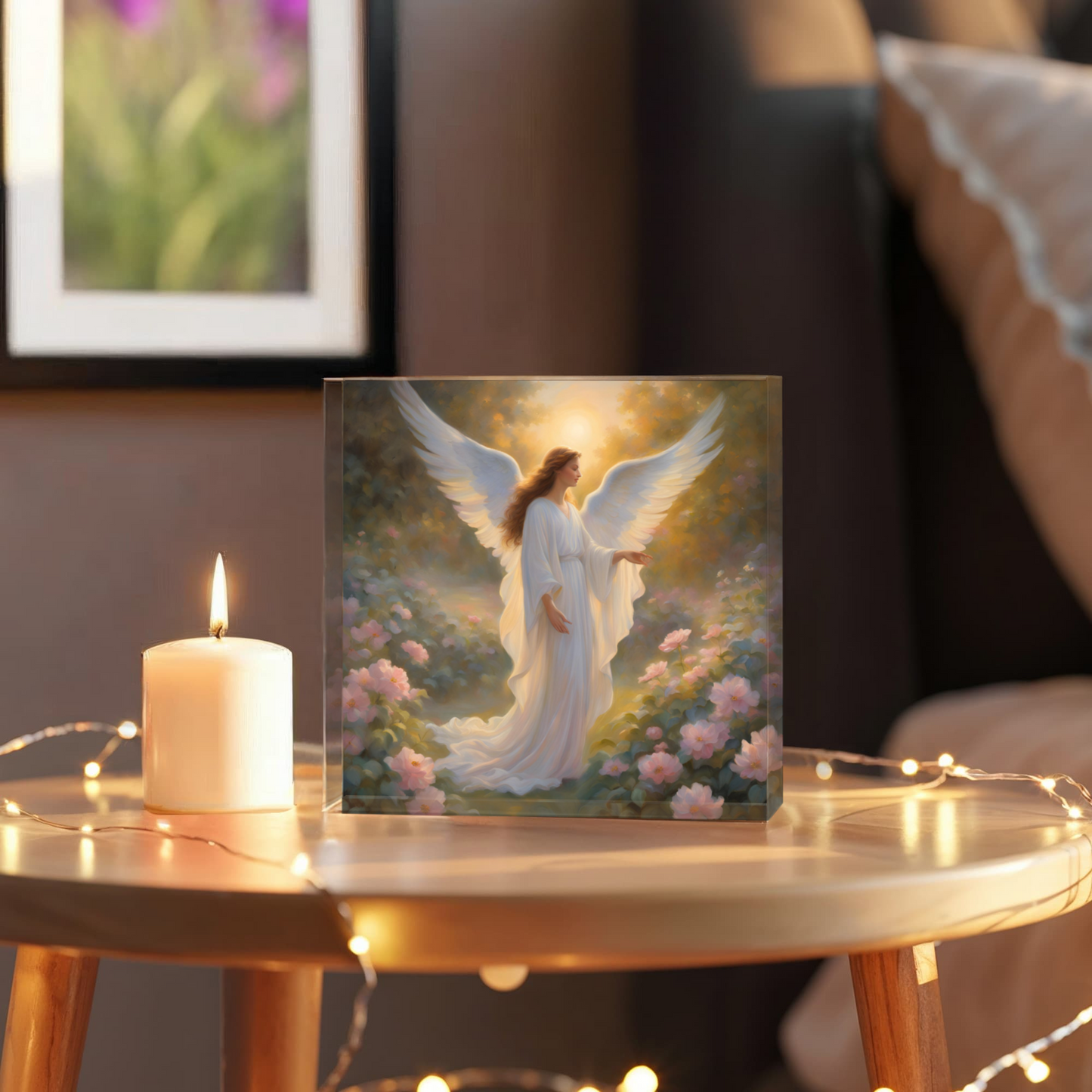 Guardian Angel Religious Decorative Plaque