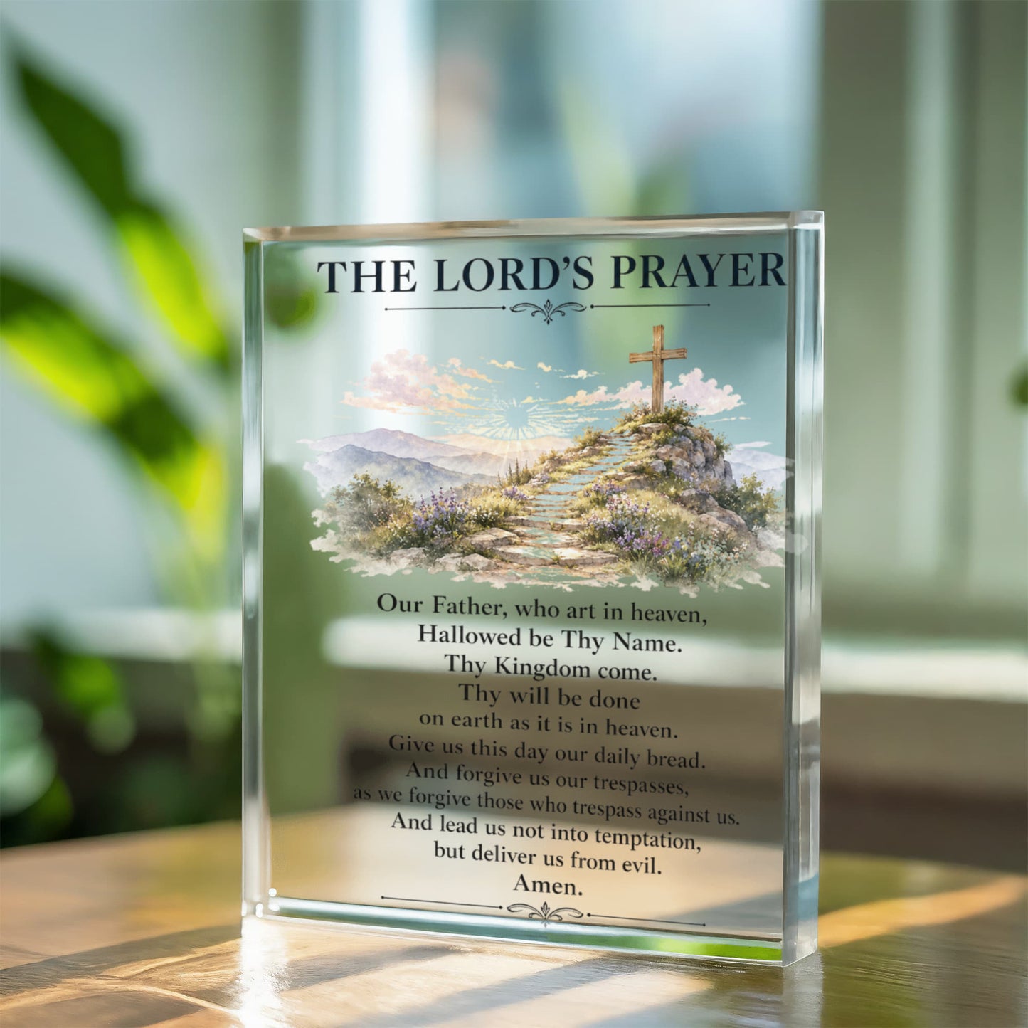 The Lords Prayer Plaque