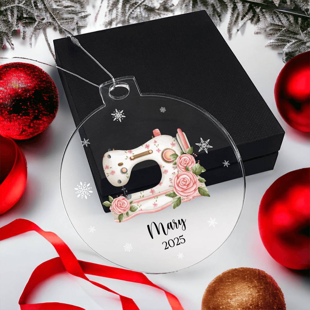 Sewing Christmas Tree Ornament