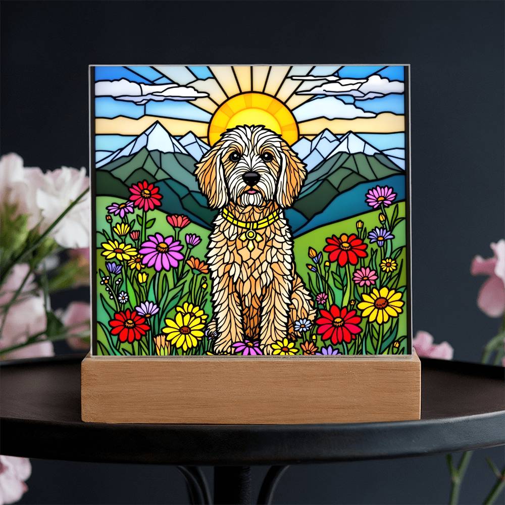 Labradoodle Lighted Plaque
