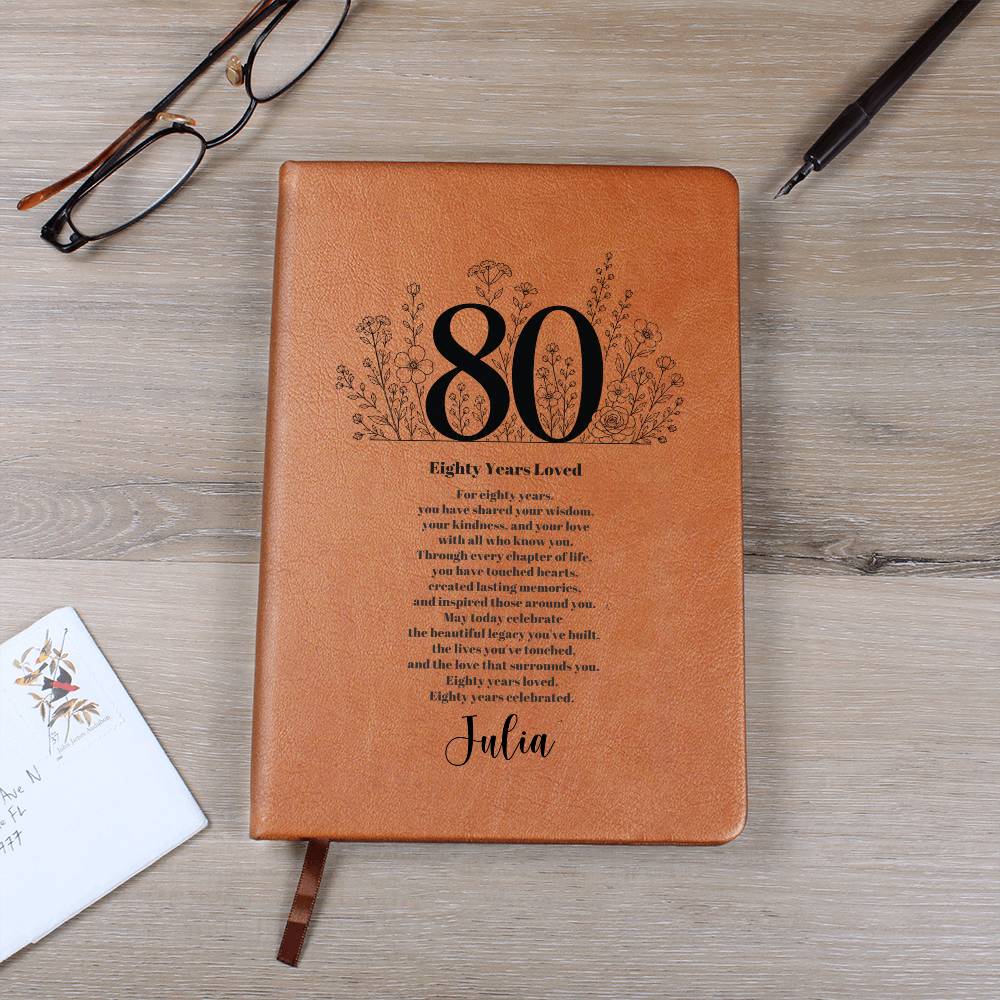 80th Birthday Journal
