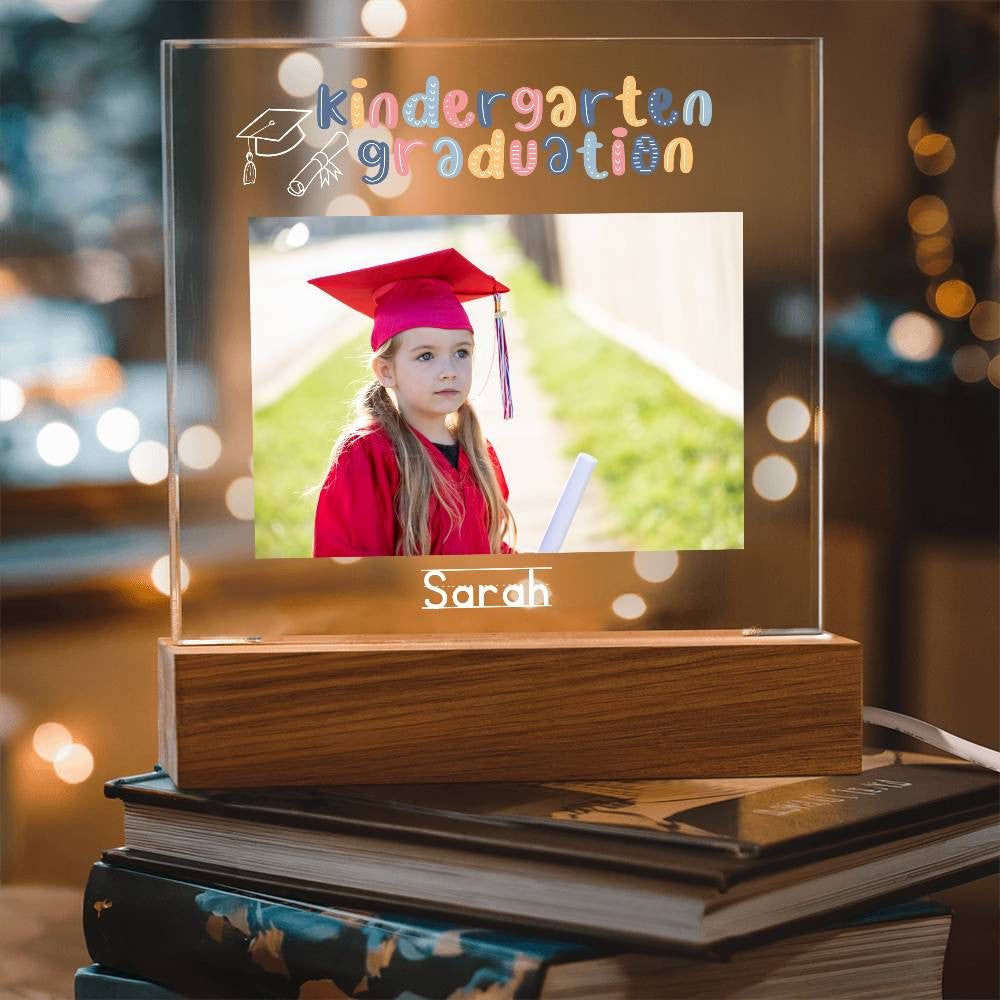 Personalized Kindergarten Graduation Photo Plaque Class of 2036