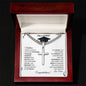 Class of 2025 Graduation Engraved Cross Necklace with Chain