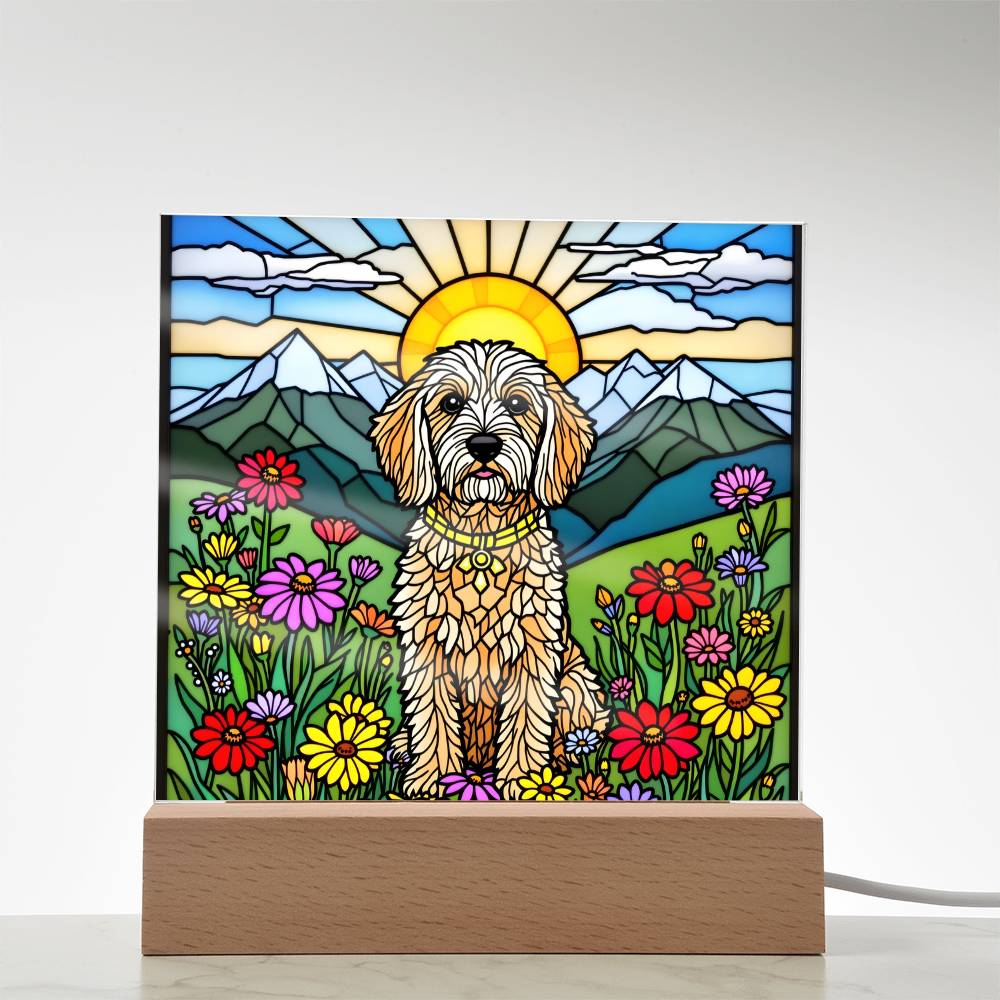 Labradoodle Lighted Plaque