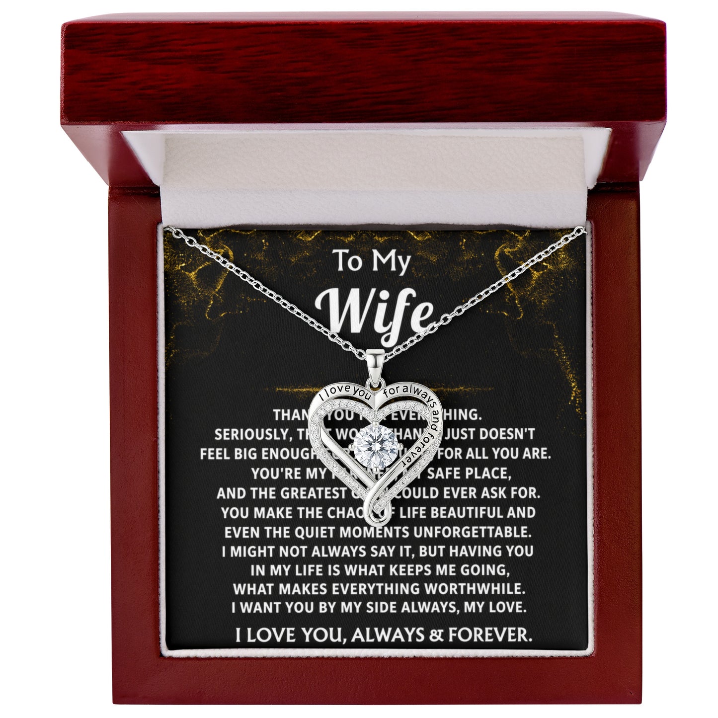 To My Wife, You are my everything, my love.