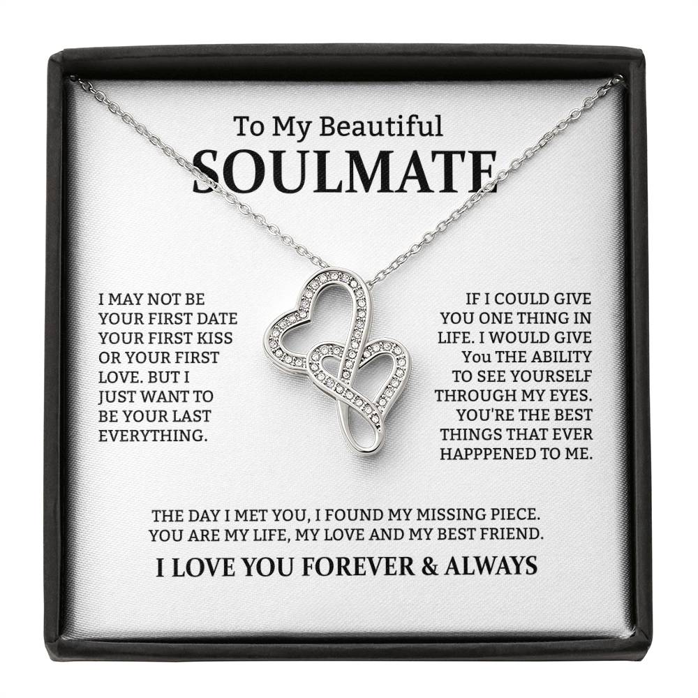 Soulmate Heart to Heart Necklace Gift