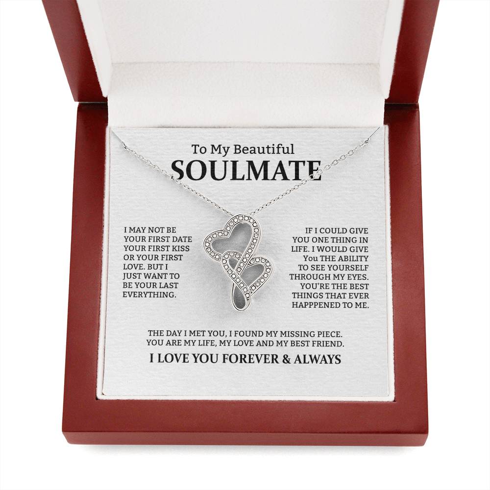 Soulmate Heart to Heart Necklace Gift